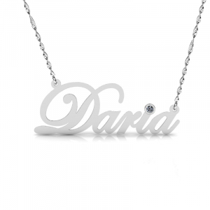 Naszyjnik srebrny imię Daria